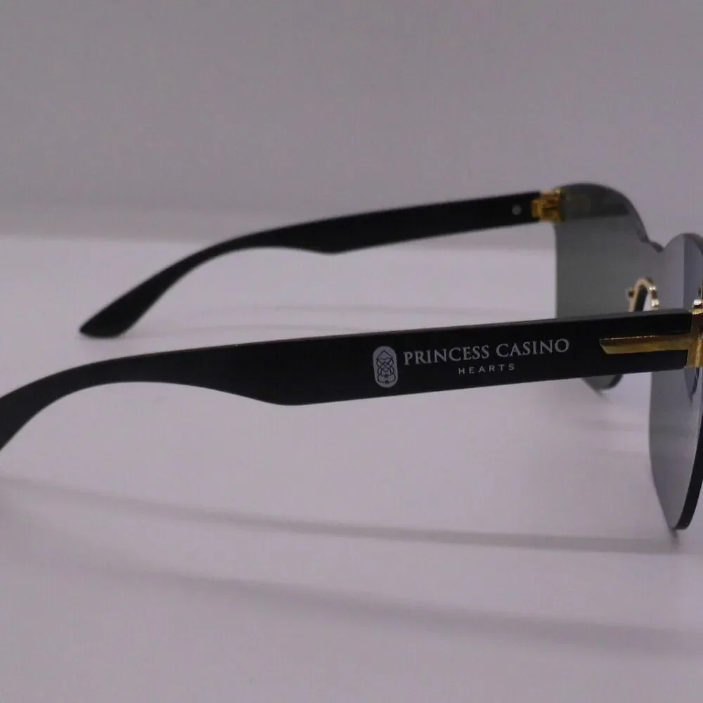 Unbranded Women's White and Black Sunglasses